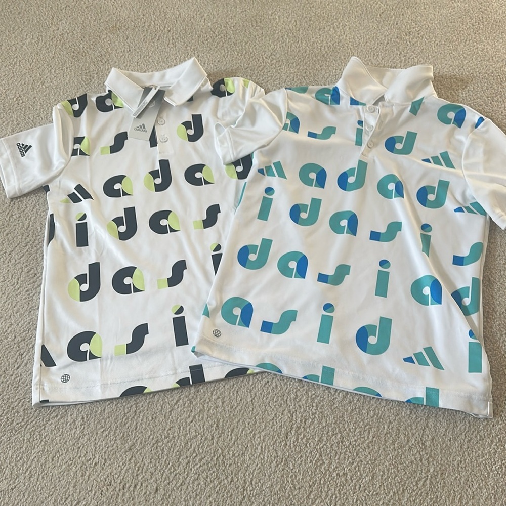 Adidas boys golf shirt